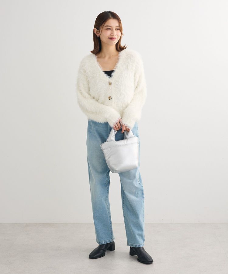 Green Parks「・Petit Fleur シャギーニットカーディガン」|カーディガン|