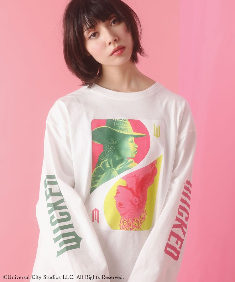 Green Parks「■WICKED ELPHABA & GLINDA ロンT」|Tシャツ・カットソー|White