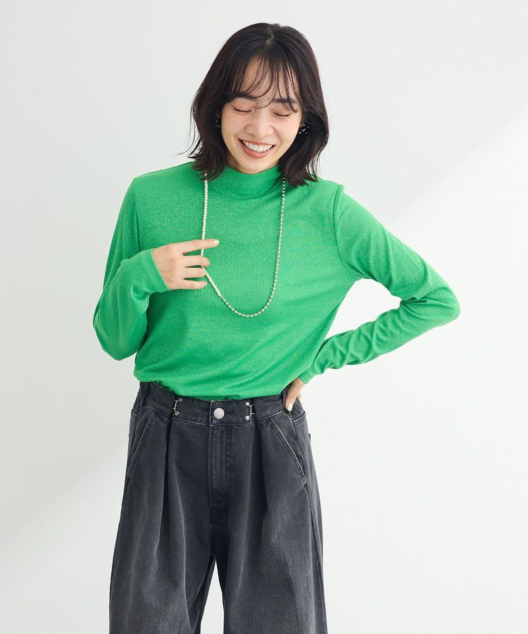 Green Parks「ラメプルオーバー」|Tシャツ・カットソー|