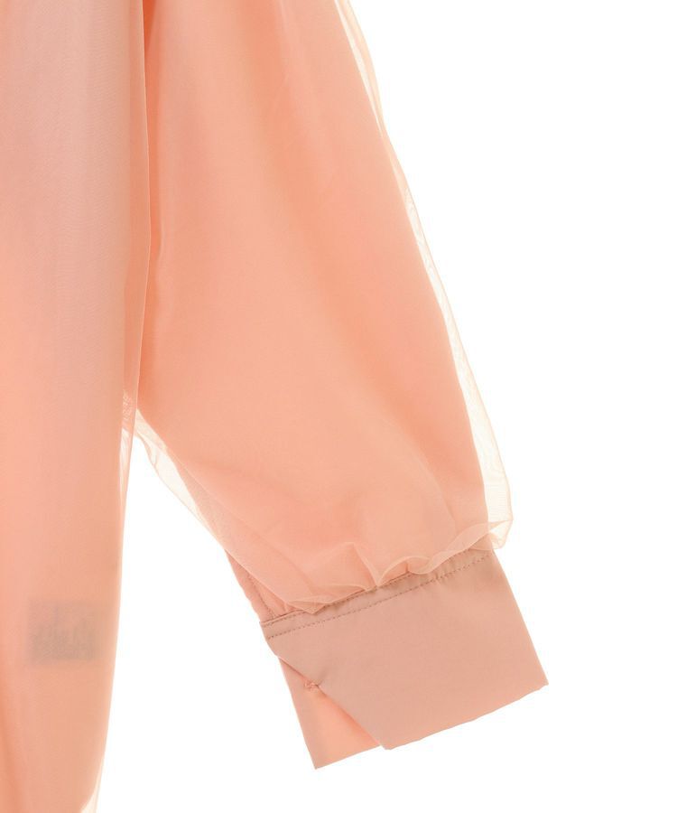 Green Parks「2Way チュールドッキングシャツチュニック」|シャツ・ブラウス|