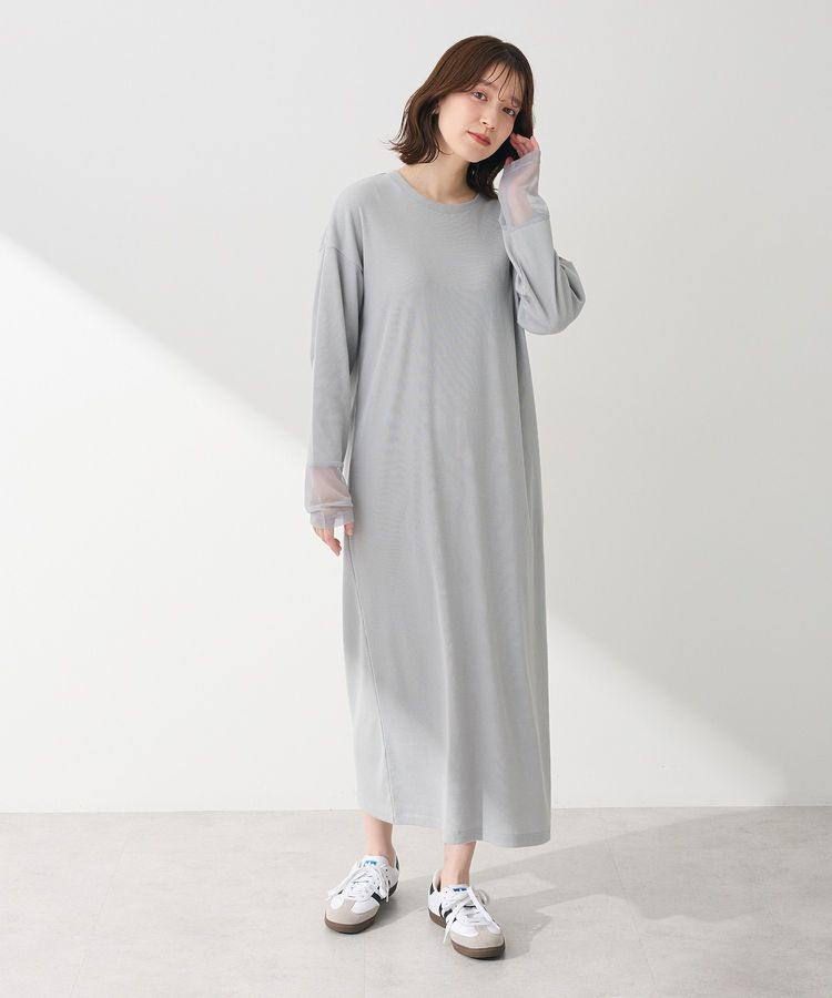 Green Parks「SET2点シアーナイロンベスト+リブワンピース」|ワンピース|