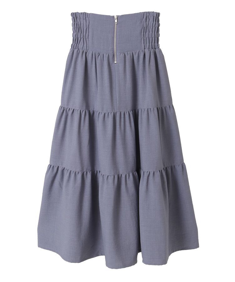 Green Parks「・ELENCARE DUE リネンライクティアードスカート」|フレア|