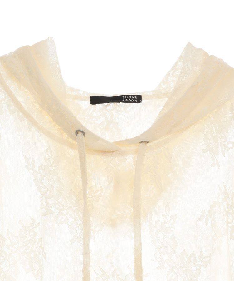 Green Parks「・SUGAR SPOON シアーレースフーディー」|スウェット・ジャージ|