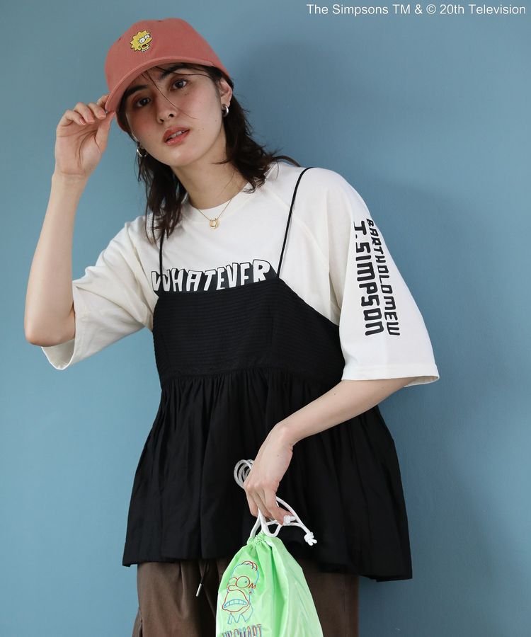 Green Parks「The SimpsonsピグメントラグランTEE」|Tシャツ・カットソー|