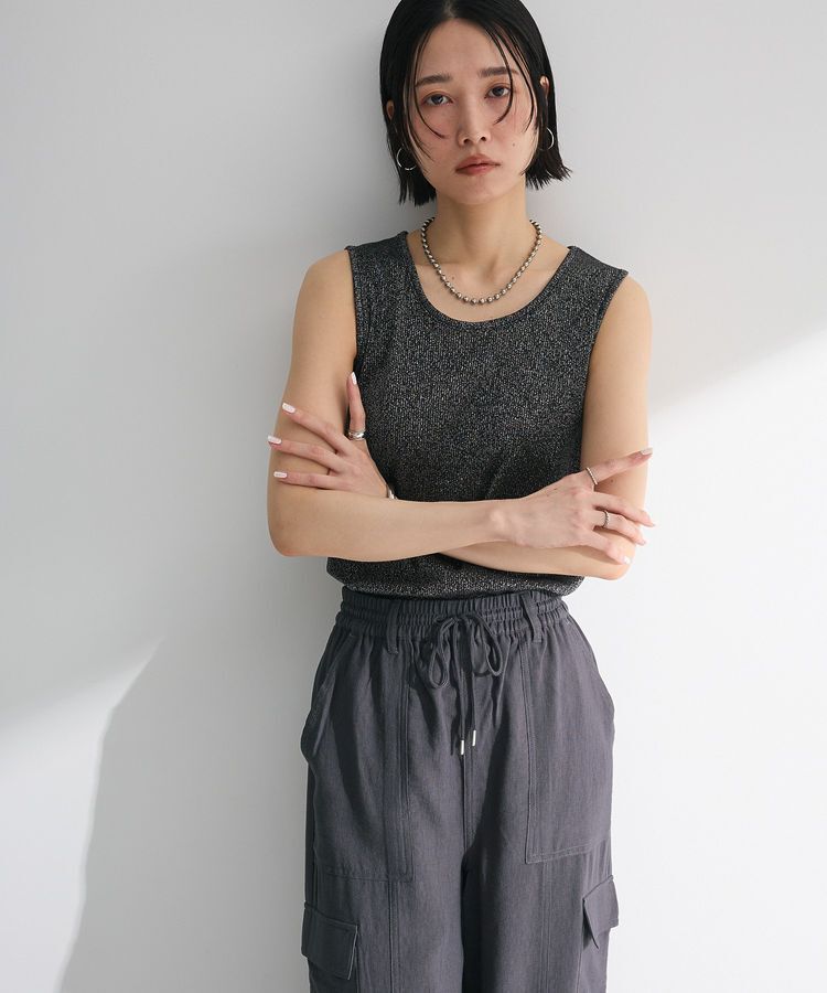 Green Parks「・Petit Fleur ラメリブタンクトップ」|インナー|