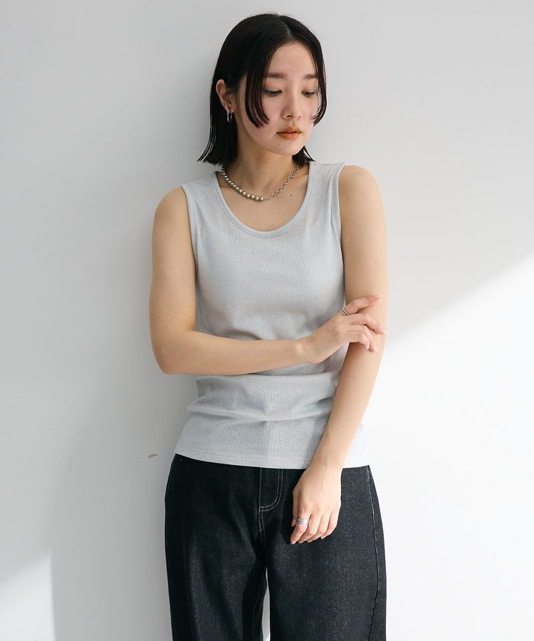 Green Parks「・Petit Fleur ラメリブタンクトップ」|インナー|