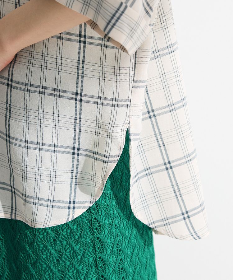 Green Parks「開襟シアージャケット風シャツ」|シャツ・ブラウス|