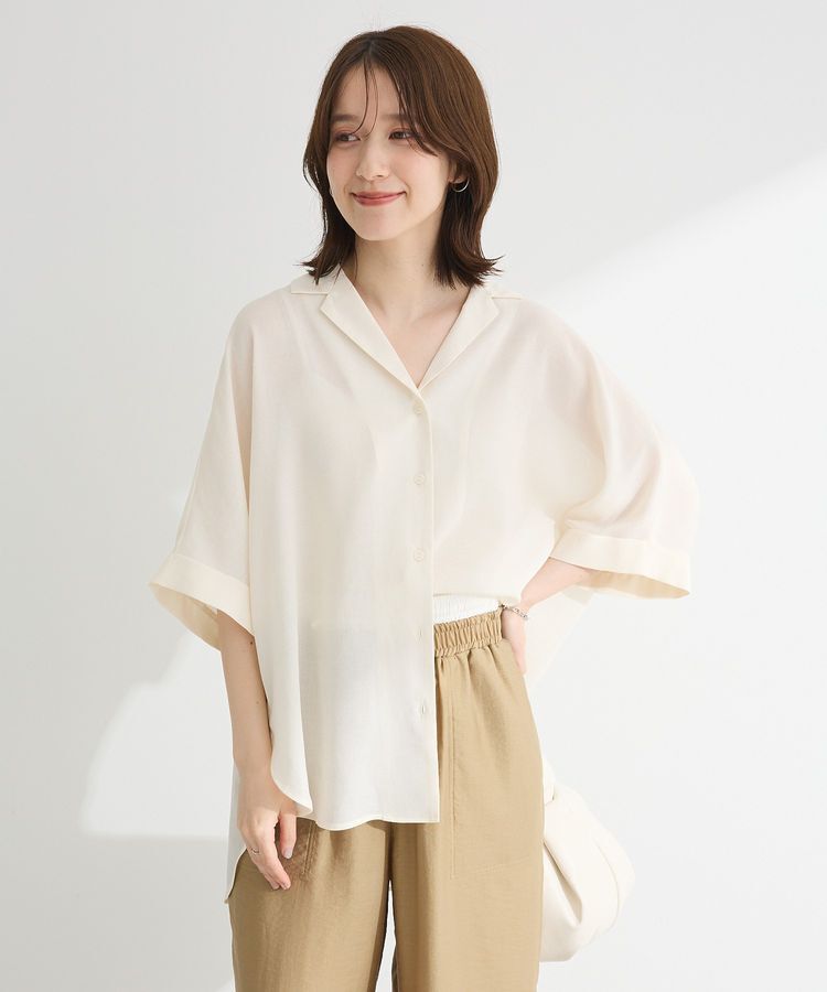 Green Parks「開襟シアージャケット風シャツ」|シャツ・ブラウス|