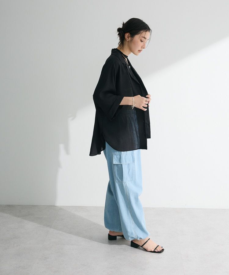 Green Parks「開襟シアージャケット風シャツ」|シャツ・ブラウス|