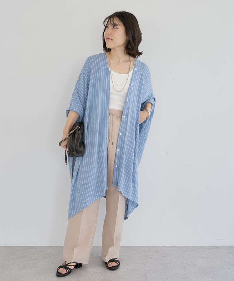 Green Parks「レーヨンクレープチュニック」|チュニック|