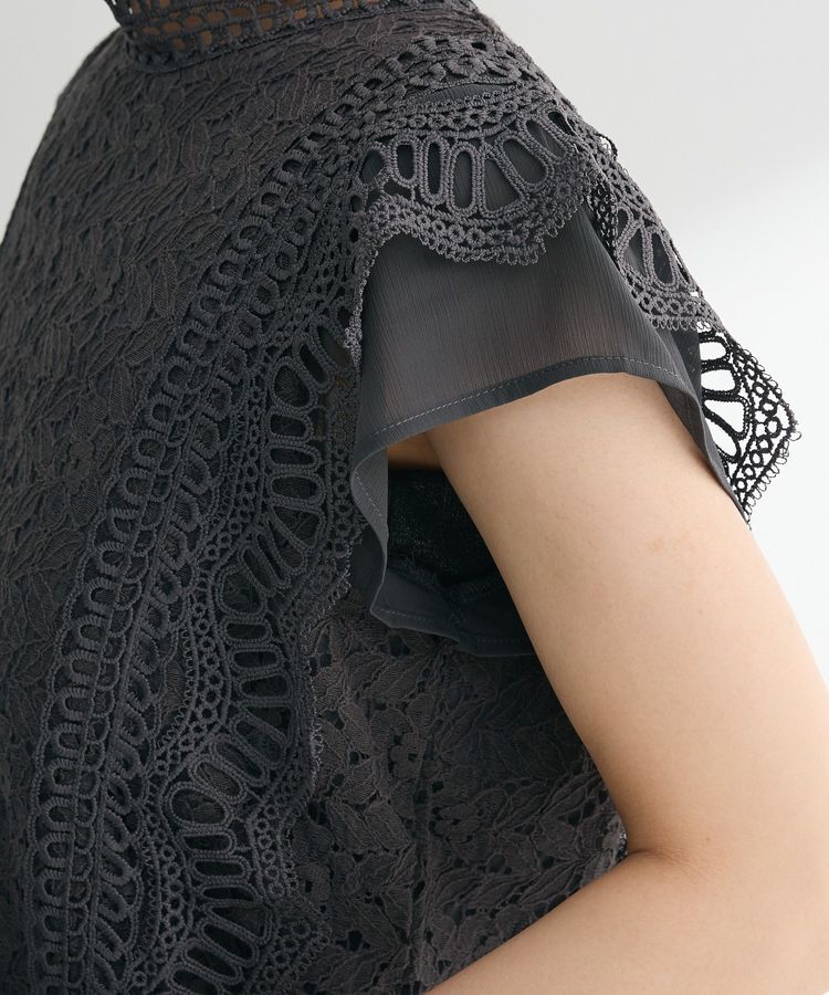 Green Parks「・Petit Fleur フレンチレーシーブラウス」|シャツ・ブラウス|