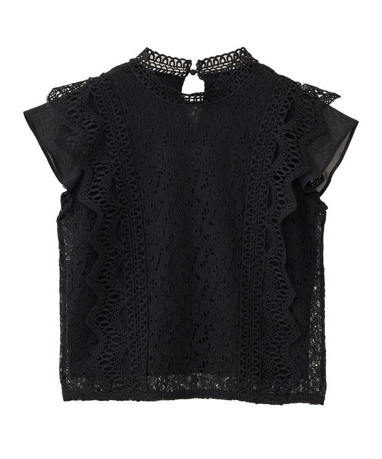 Green Parks「・Petit Fleur フレンチレーシーブラウス」|シャツ・ブラウス|