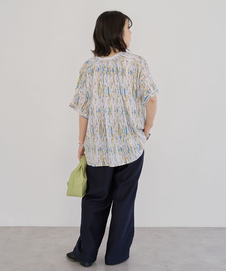 Green Parks「アソート柄さらっとレーヨンブラウス」|シャツ・ブラウス|