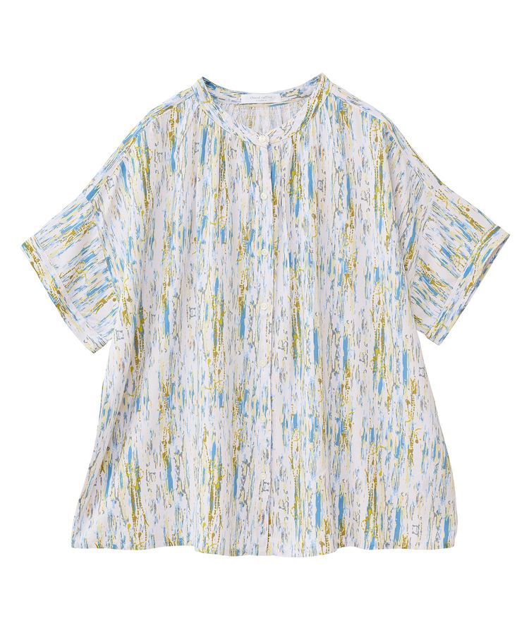 Green Parks「アソート柄さらっとレーヨンブラウス」|シャツ・ブラウス|