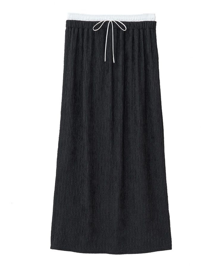 Green Parks「ダブルウエストレイヤードイージーナロースカート」|スカート|