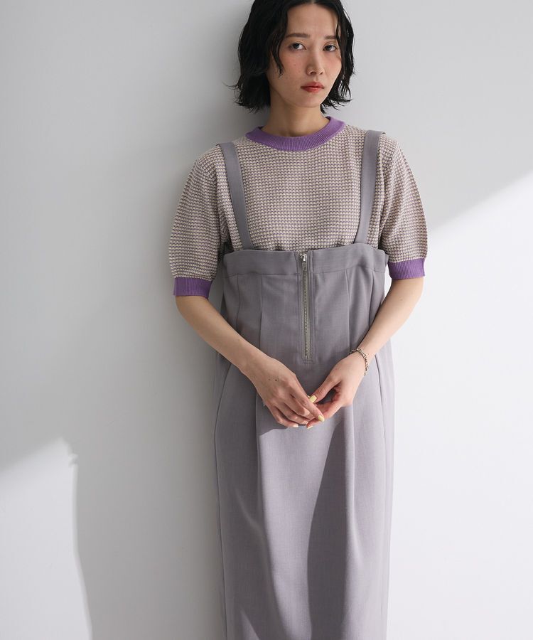 Green Parks「・swing by マルチカラージャカードニット」|Tシャツ・カットソー|