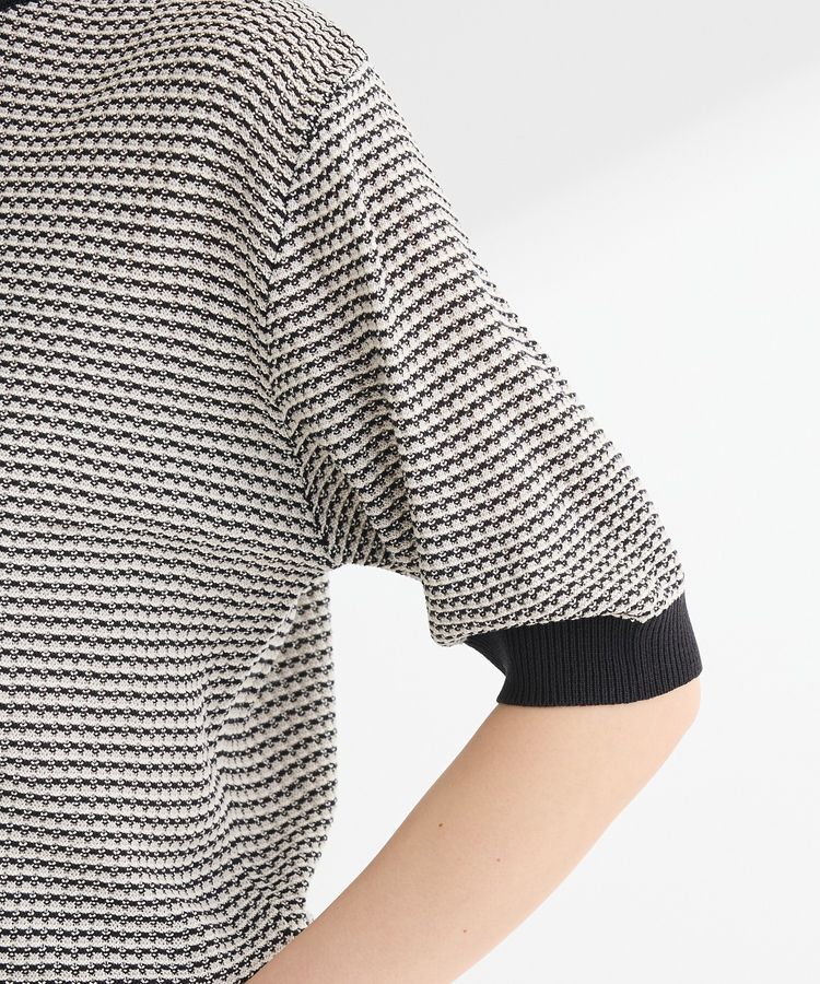 Green Parks「・swing by マルチカラージャカードニット」|Tシャツ・カットソー|