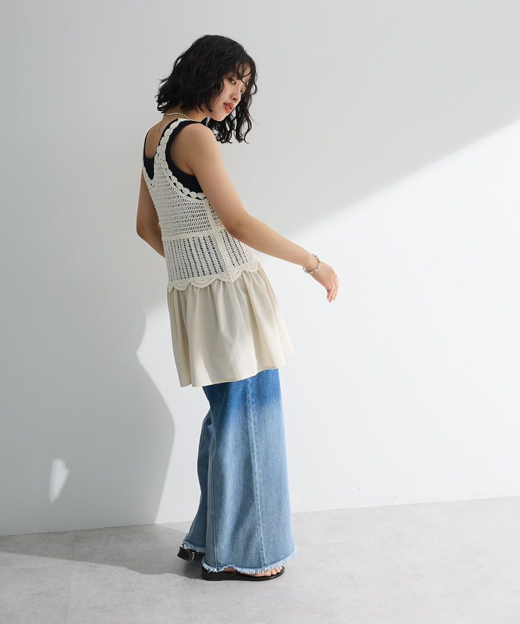 Green Parks「・SUGAR SPOON クロシェキリカエチュニック」|チュニック|