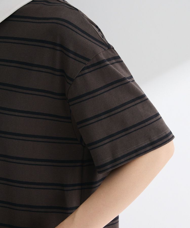 Green Parks「・SUGAR SPOON ボーダーポロワンピース」|ワンピース|