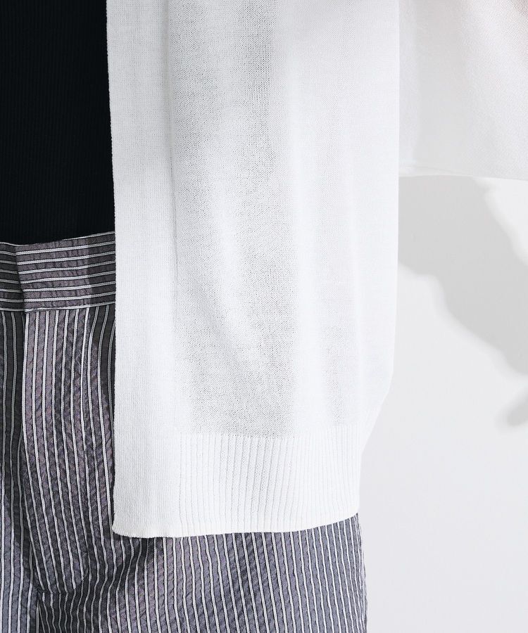 Green Parks「接触冷感七分袖カーディガン」|カーディガン|