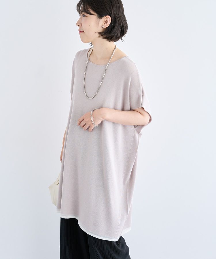 Green Parks「接触冷感ゆったりニットチュニック」|チュニック|