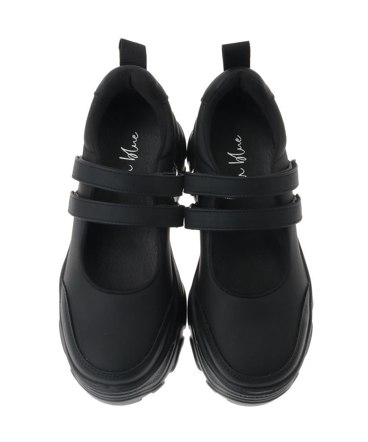 Green Parks「・rich blue 厚底ストラップスニーカー」|スニーカー|