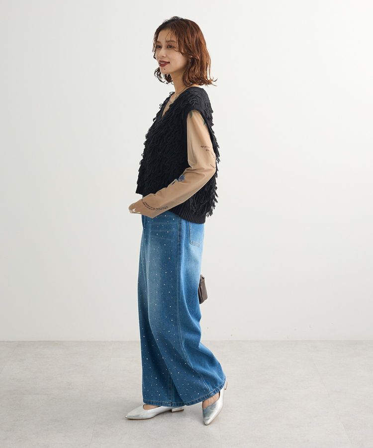 Green Parks「ループニットベスト」|ベスト・ジレ|