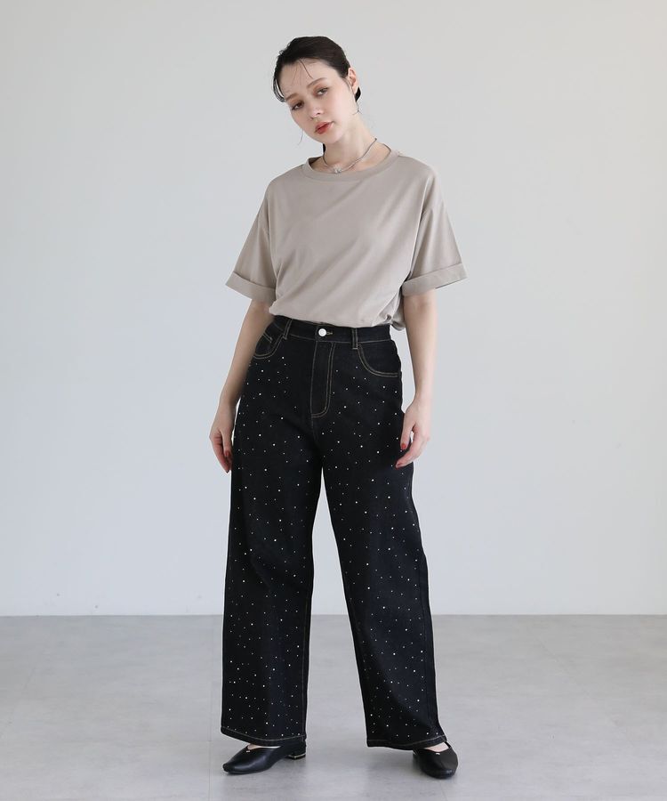 Green Parks「・ELENCARE DUE ラインストーンデニム」|デニム|