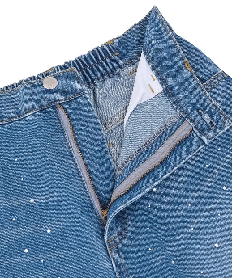 Green Parks「・ELENCARE DUE ラインストーンデニム」|デニム|