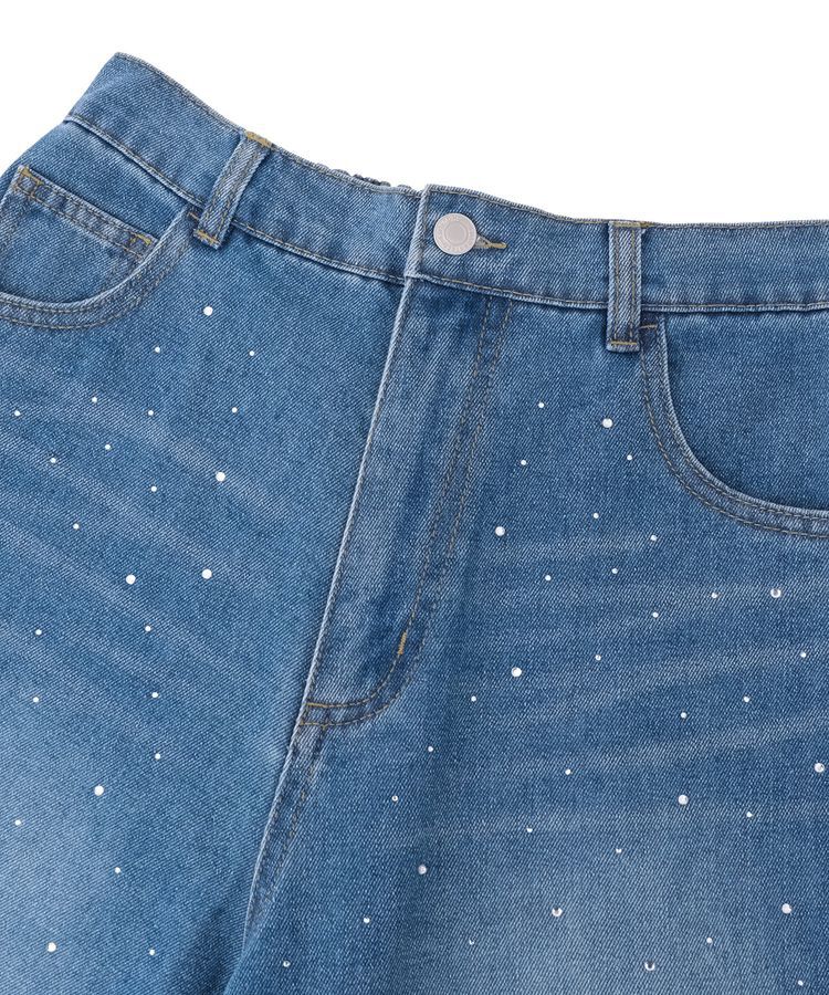 Green Parks「・ELENCARE DUE ラインストーンデニム」|デニム|