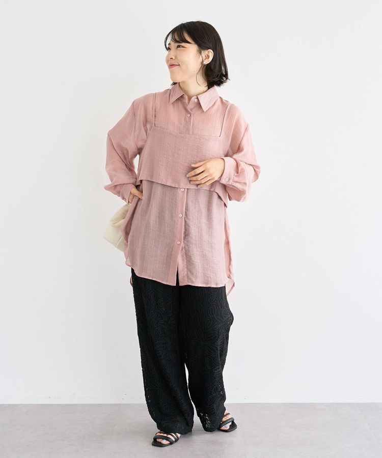 Green Parks「コード刺繍レースイージーワイドパンツ」|その他|