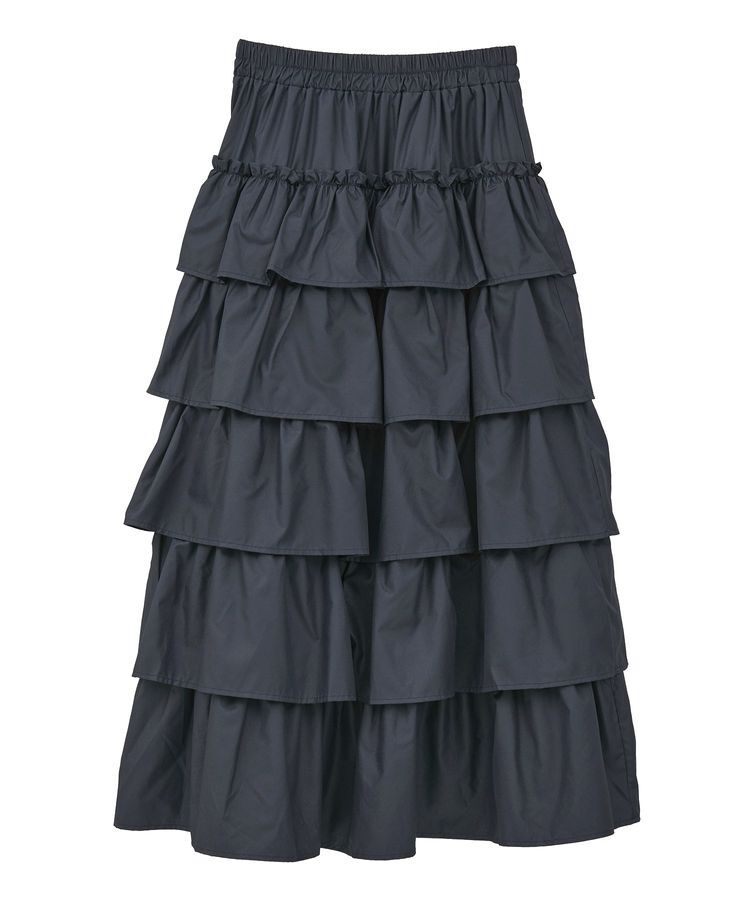 Green Parks「・SUGAR SPOON レザーライクティアードスカート」|スカート|