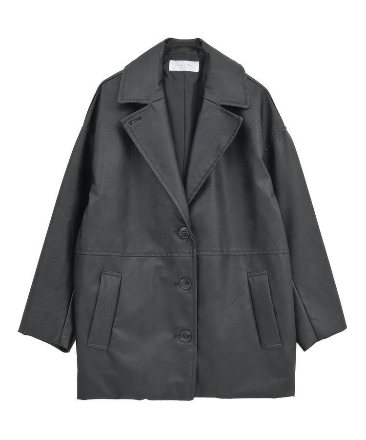 Green Parks「フェイクレザージャケット」|テーラードジャケット|