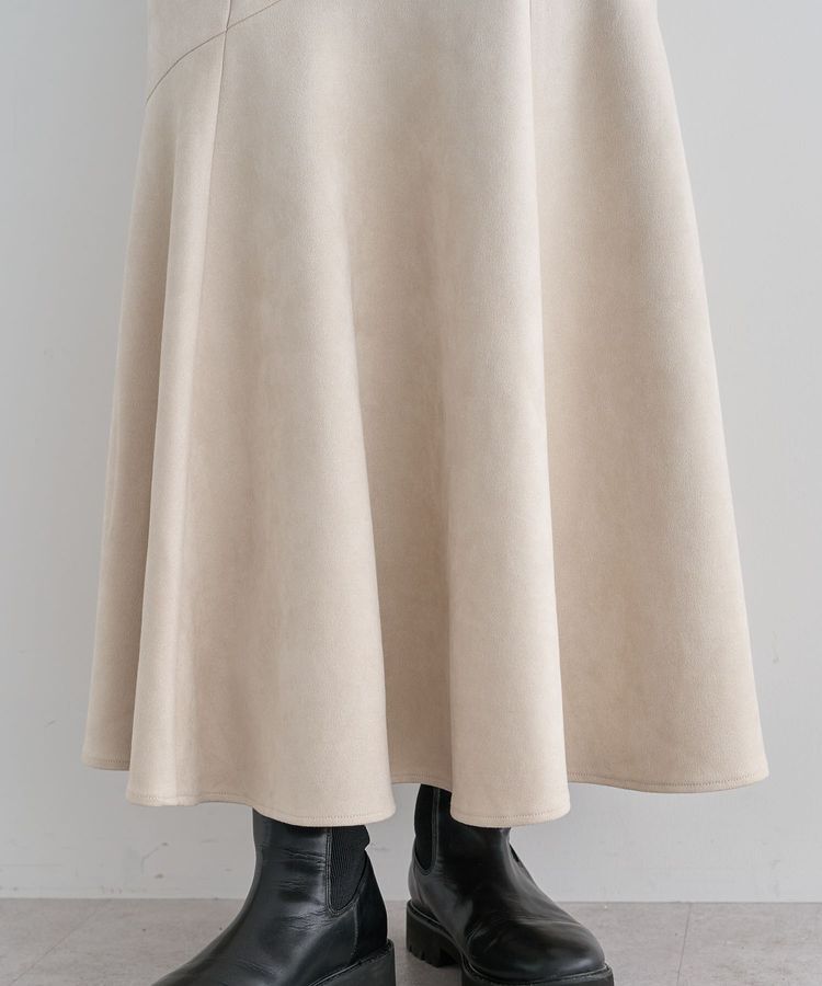 Green Parks「・ELENCARE DUE スエードポンチフレアスカート」|フレア|