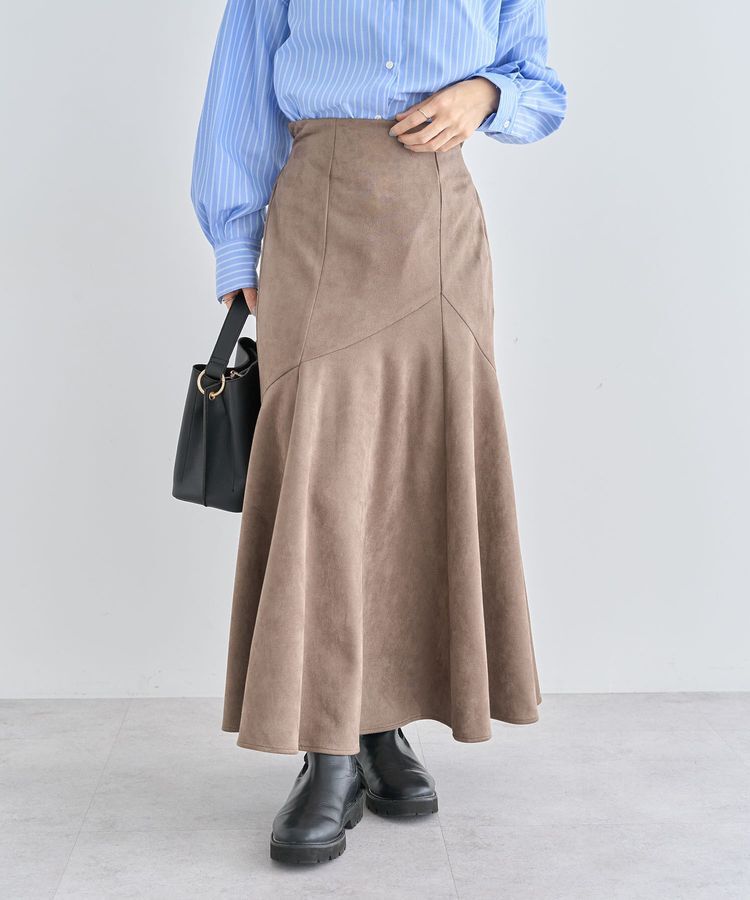 Green Parks「・ELENCARE DUE スエードポンチフレアスカート」|フレア|