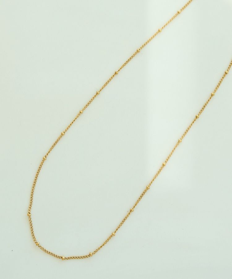 YECCA VECCA「ドットチェーンステンレスネックレス」|ネックレス|