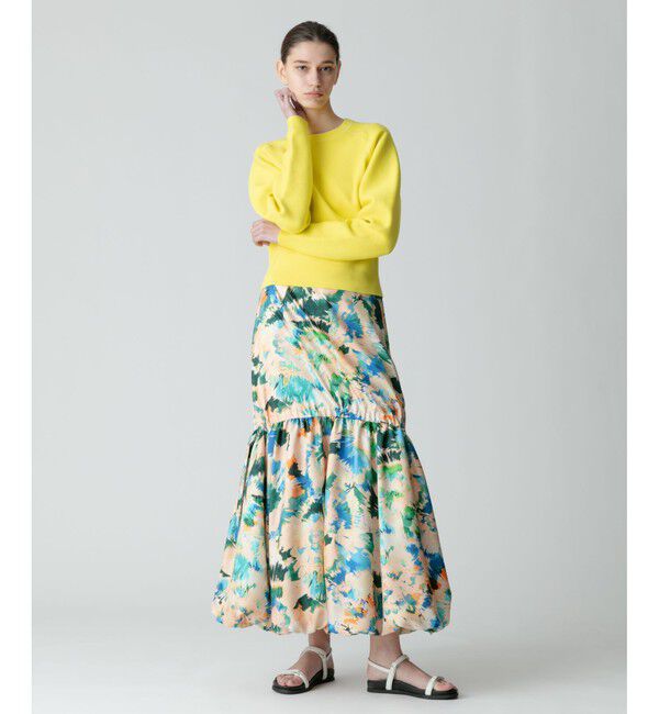 allureville「コットンスムースフォルムプルオーバー」|ニット・セーター|