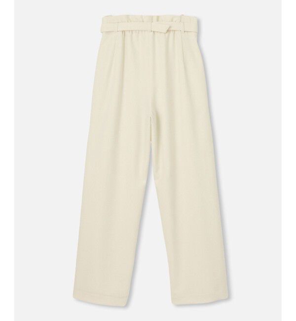 allureville「ウールライクフランネルヨークレスパンツ」|サルエル|