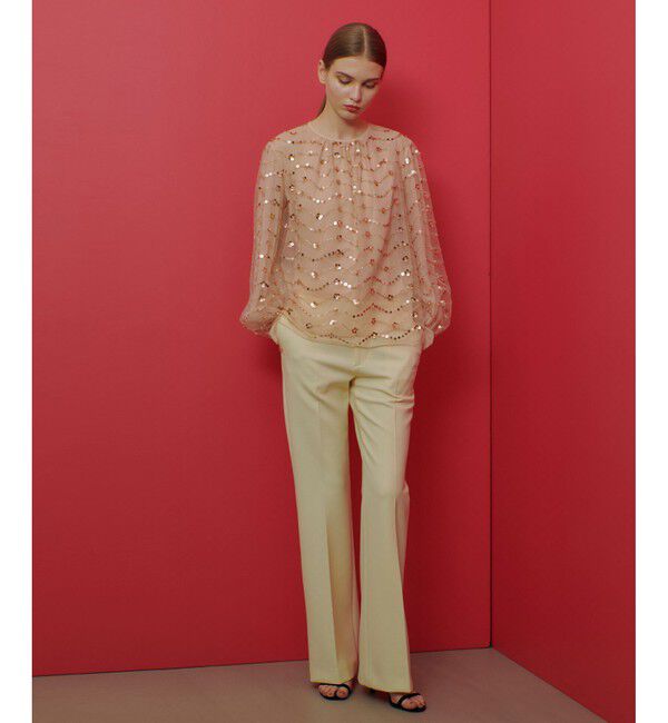 LOULOU WILLOUGHBY「【LOULOU WILLOUGHBY】スパンコールビジューブラウス」|シャツ・ブラウス|