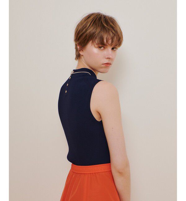 allureville「バック釦プルオーバー」|ニット・セーター|