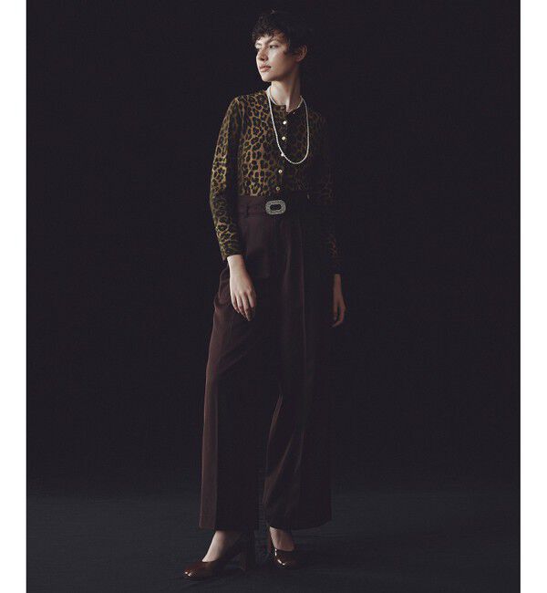 LOULOU WILLOUGHBY「【LOULOU WILLOUGHBY】ビジューバックルパンツ」|チノ|