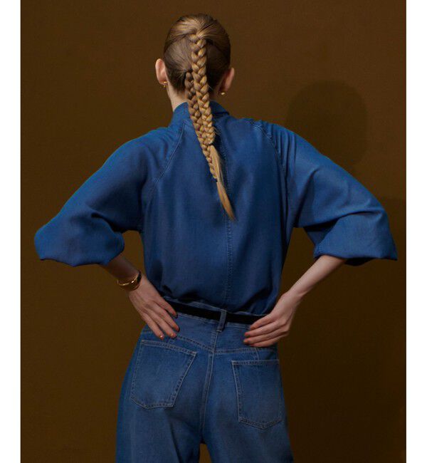 allureville「デニムボウブラウス」|シャツ・ブラウス|