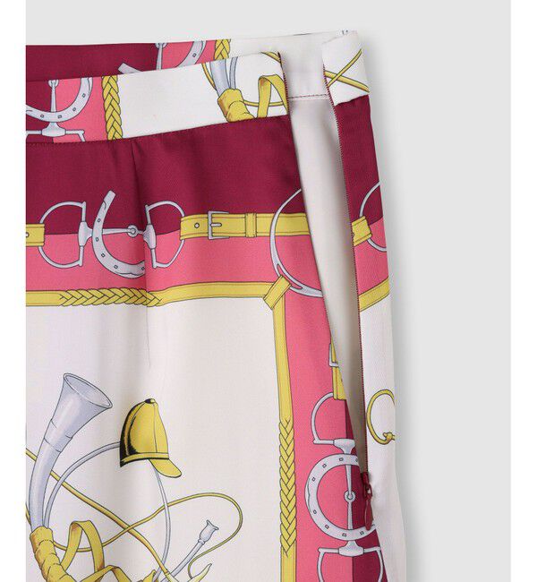 LOULOU WILLOUGHBY「【LOULOU WILLOUGHBY】RATTIジョッキープリントスカート」|フレア|