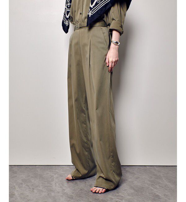 allureville「フィブリルタックパンツ」|チノ|