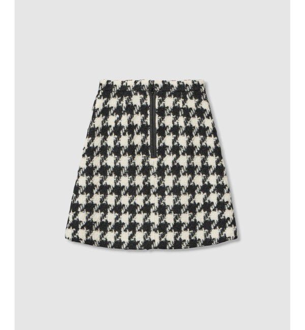 LOULOU WILLOUGHBY「【LOULOU WILLOUGHBY】ロービング千鳥タックミニスカート」|スカート|