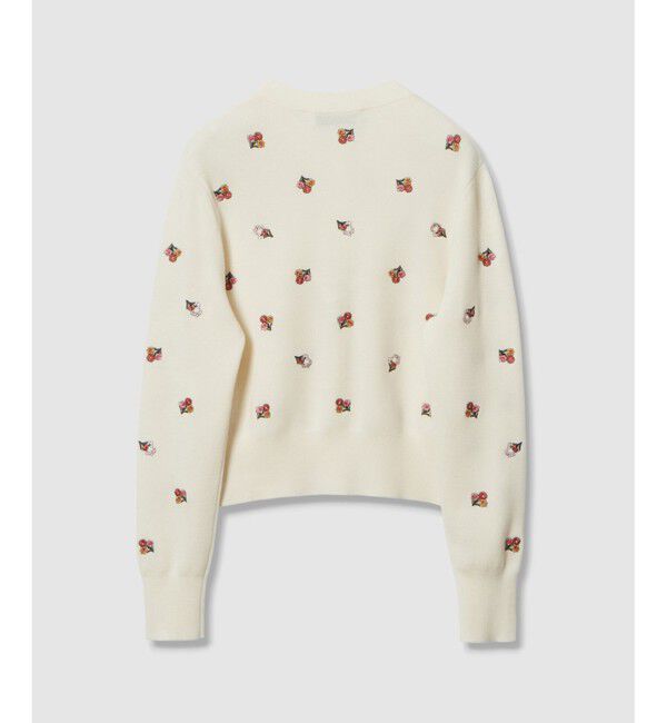 LOULOU WILLOUGHBY「【LOULOU WILLOUGHBY】フラワーシシュウカーディガン」|カーディガン|