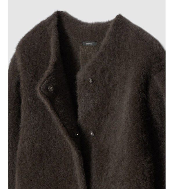 allureville「シアリングニットコーディガン」|ダッフルコート|