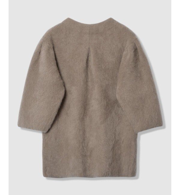 allureville「シアリングニットコーディガン」|ダッフルコート|