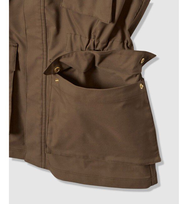 allureville「コットンダブルクロスサファリジレ」|ブルゾン・スタジャン|