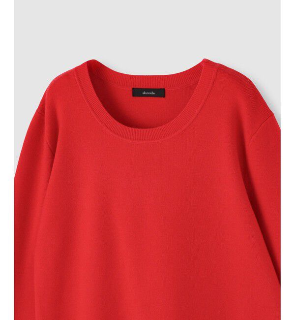 allureville「レースカフスドッキングプルオーバー」|ニット・セーター|